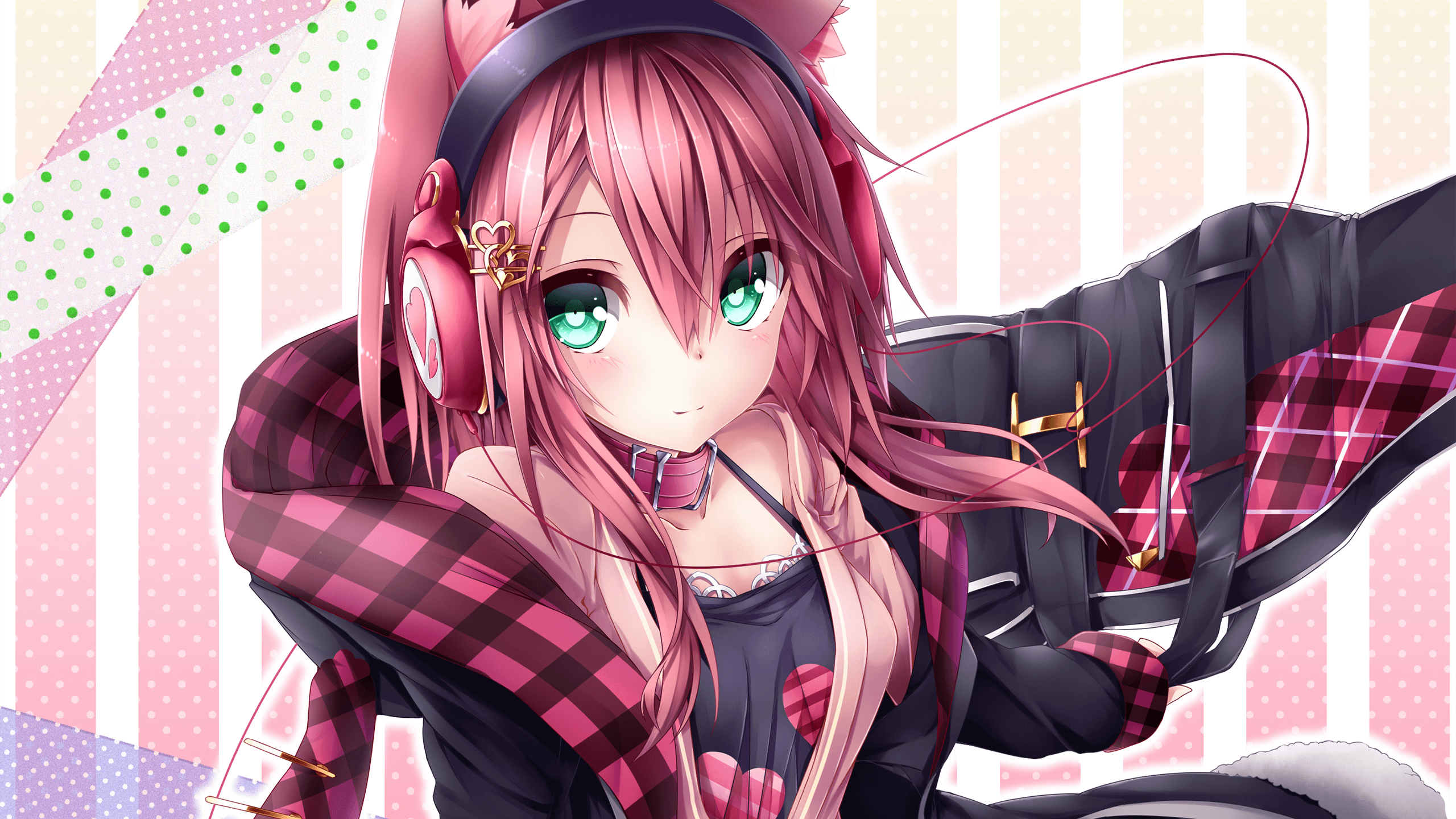 Cute Anime Girls With Headphones HD Wallpapers Wallpaper Cave