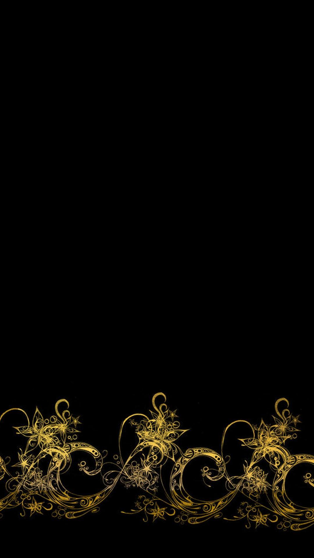 Wallpaper Android Black and Gold Android Wallpaper