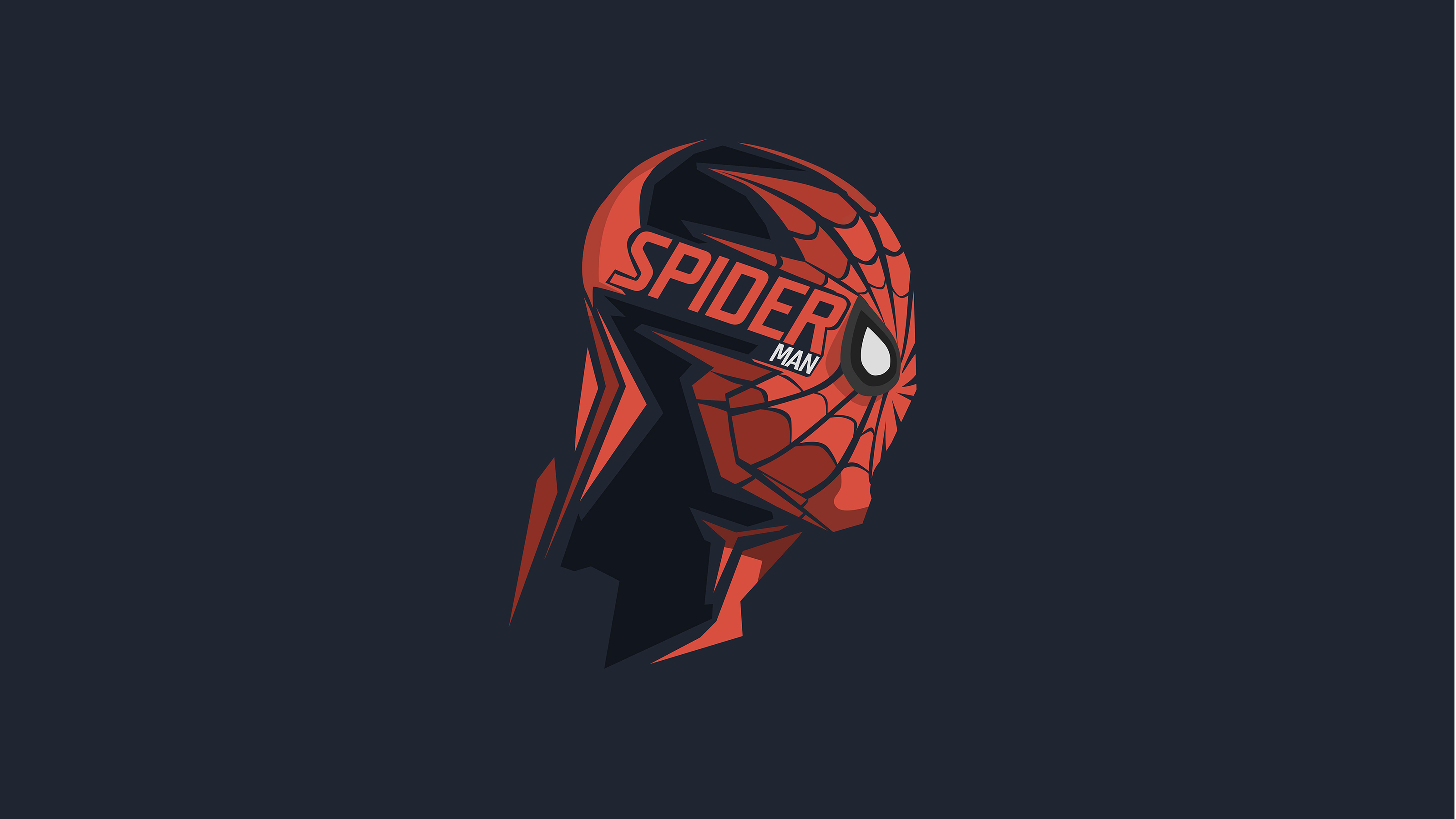 Spiderman Mask Minimalism 8k Wallpaper Wallpaper