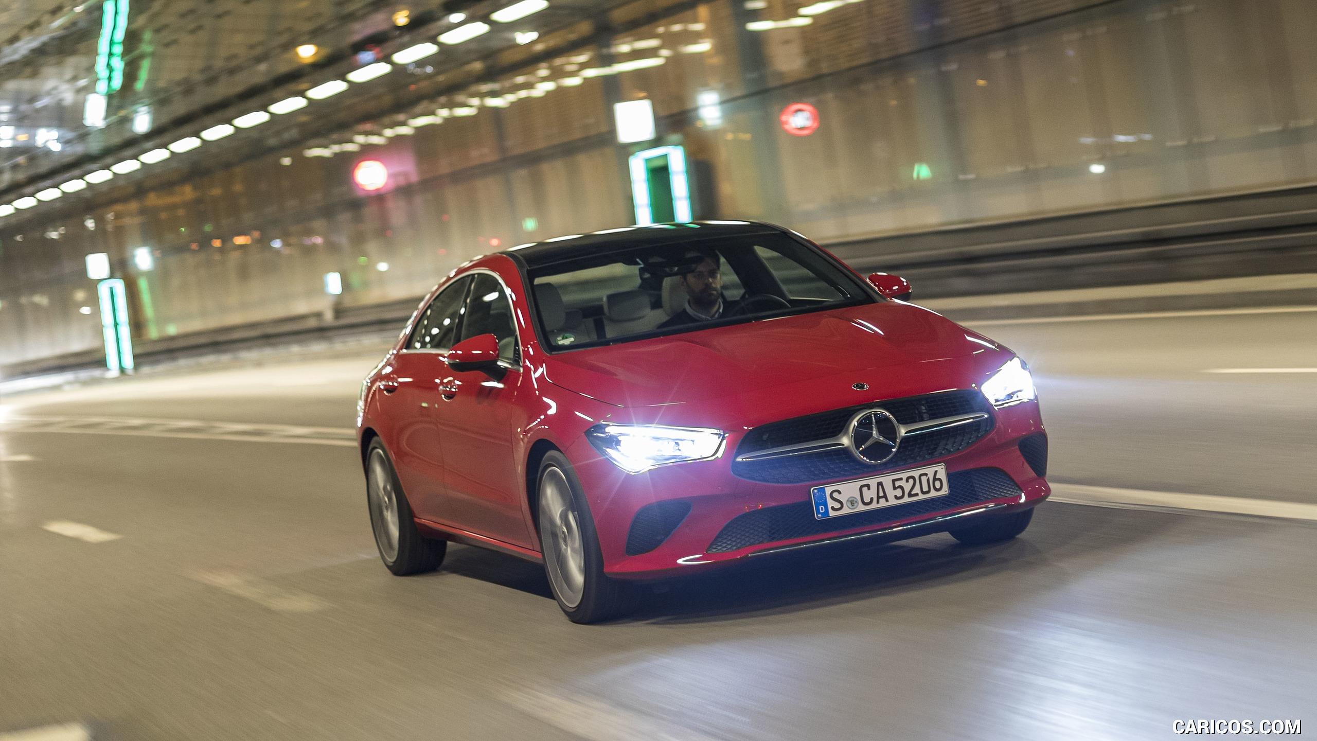 Mercedes Benz CLA 200 Coupe Color: Jupiter Red