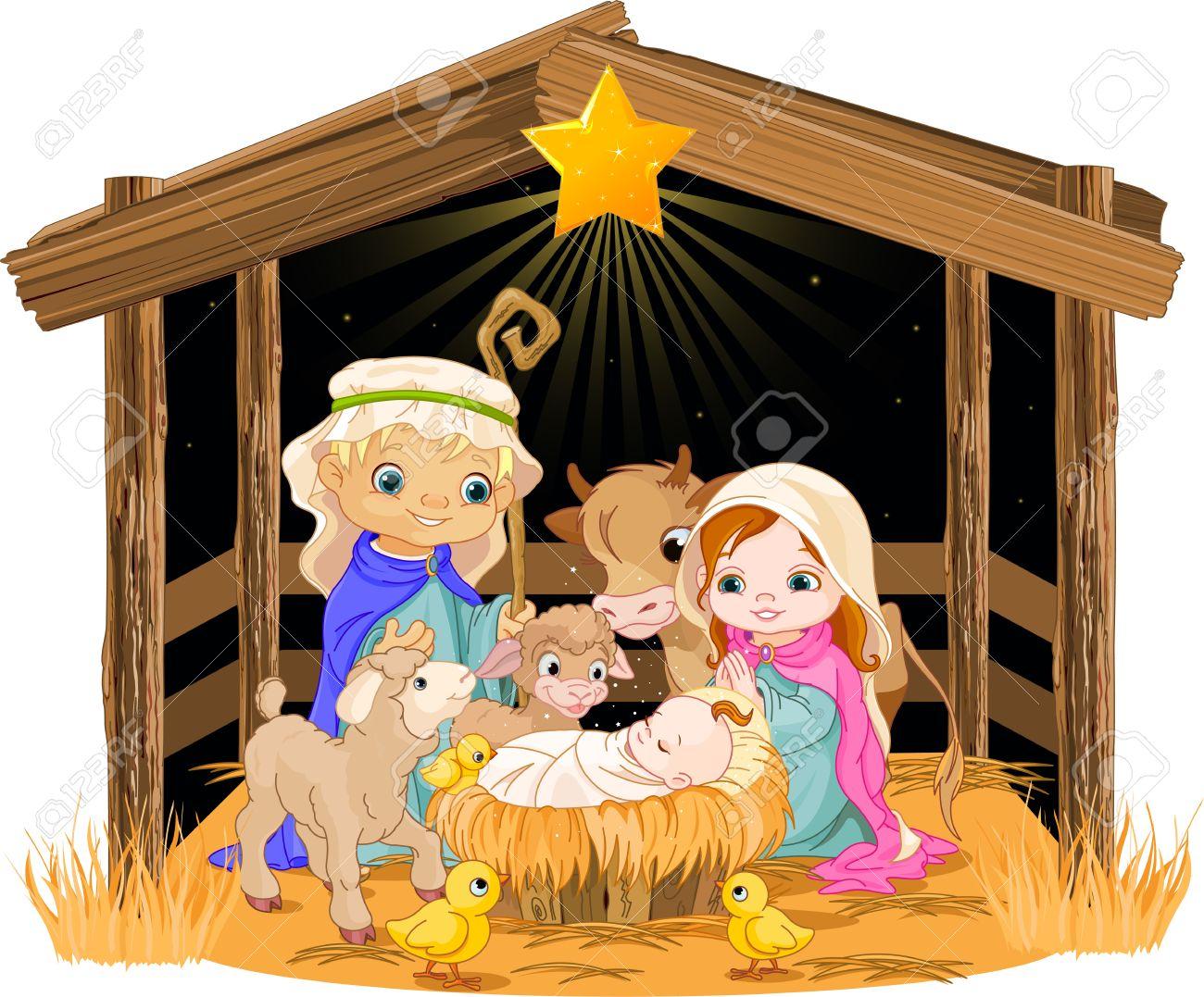 Christmas Nativity Image Clip Art