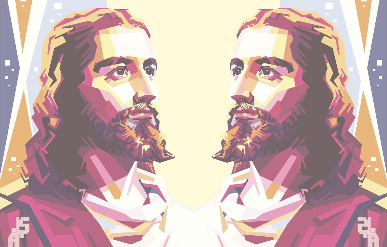 Wallpaper Jesus, Minimalism, Minimal, God, God, Jesus image