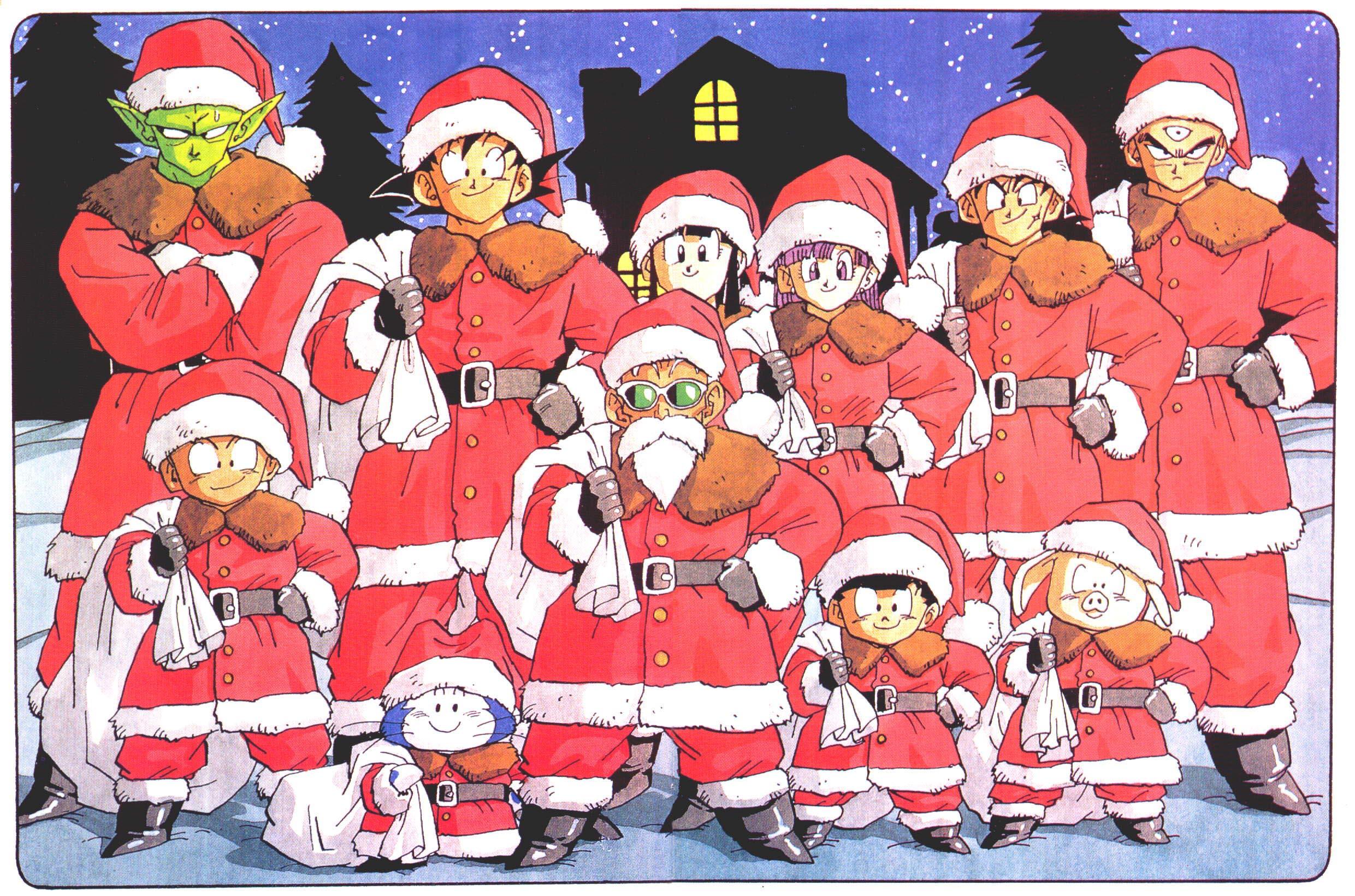 DBZ Christmas Wallpaper Free DBZ Christmas Background