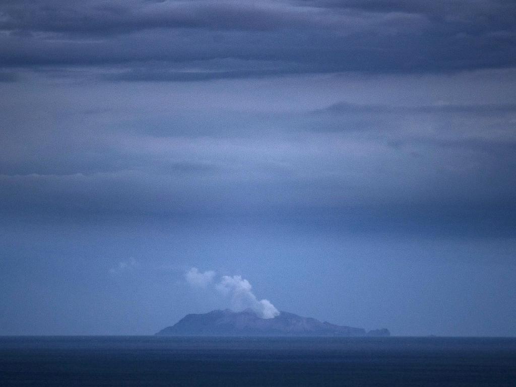 New Zealand volcano eruption: Photo of White Island