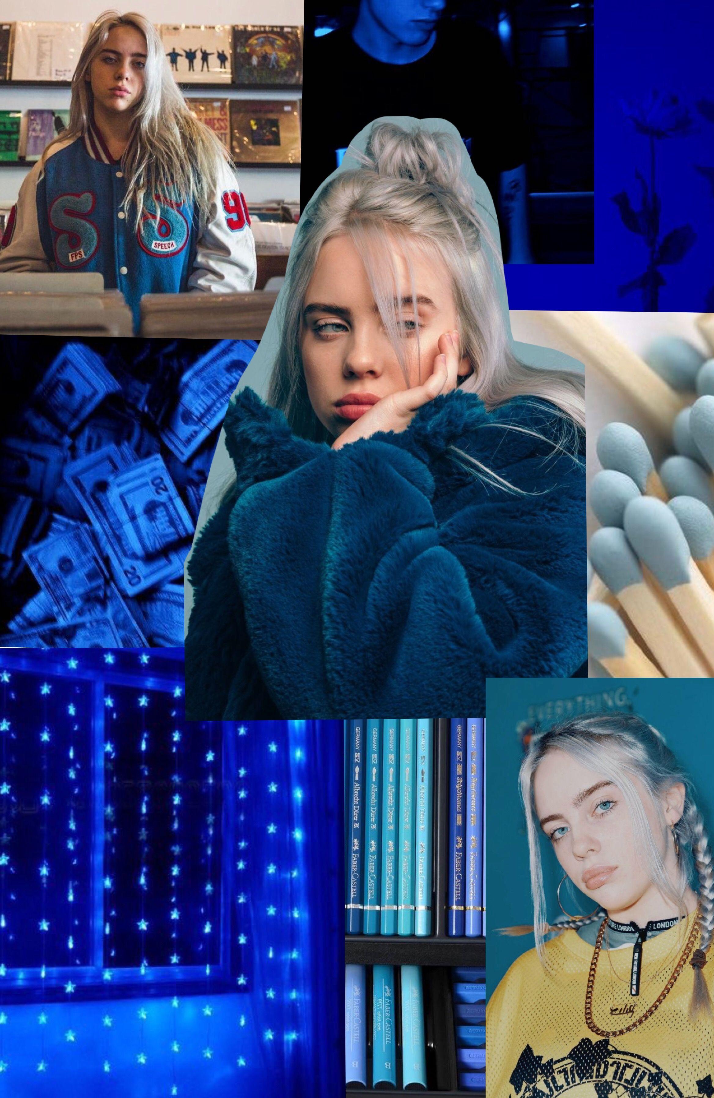 Billie Ellish blue aesthetic