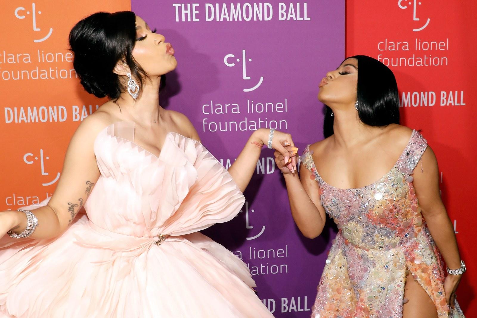 Cardi B and Sister Hennessy Carolina Were Twins at Diamond