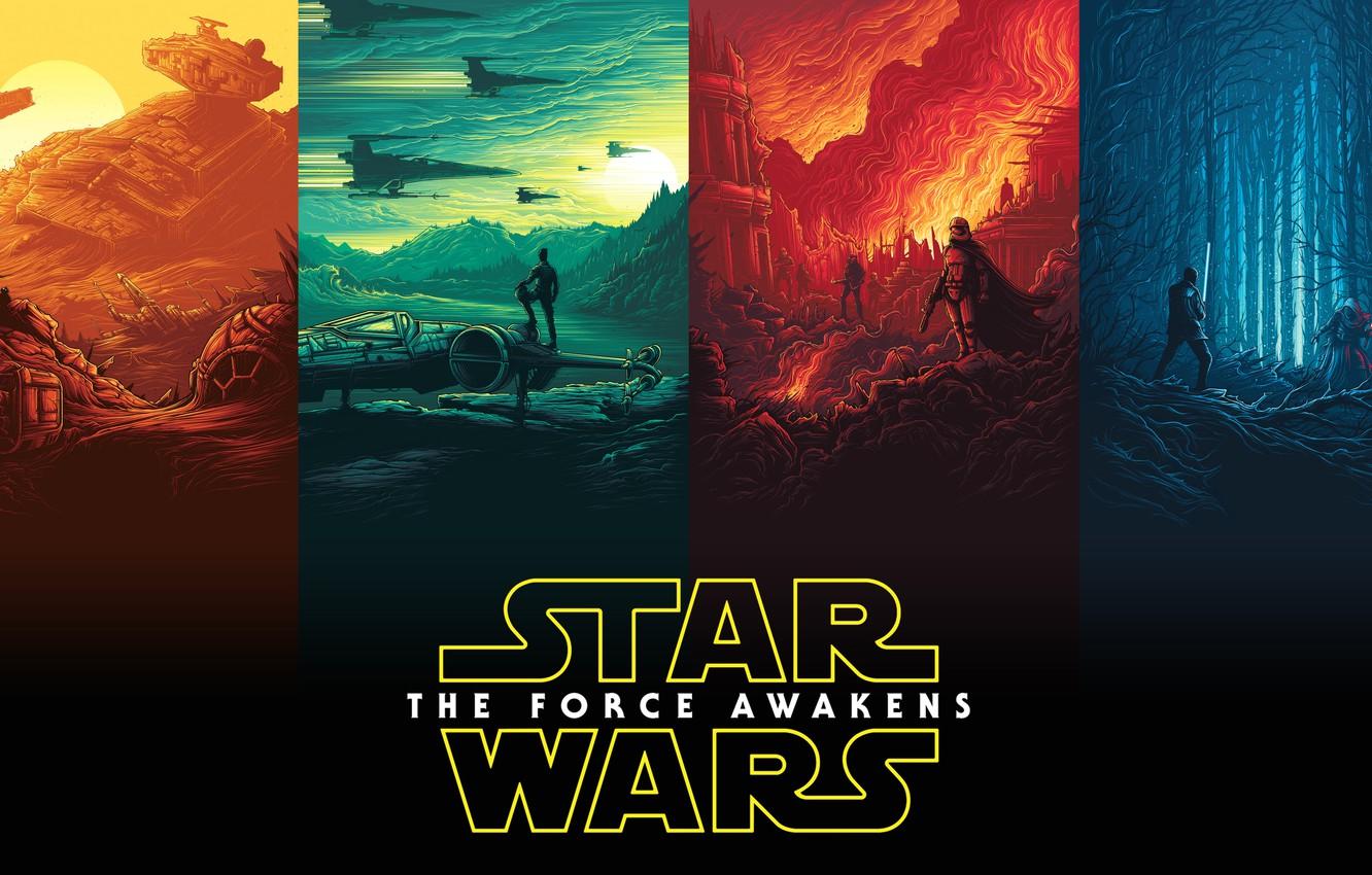 Wallpaper Star Wars, Star Wars, poster, The Force Awakens