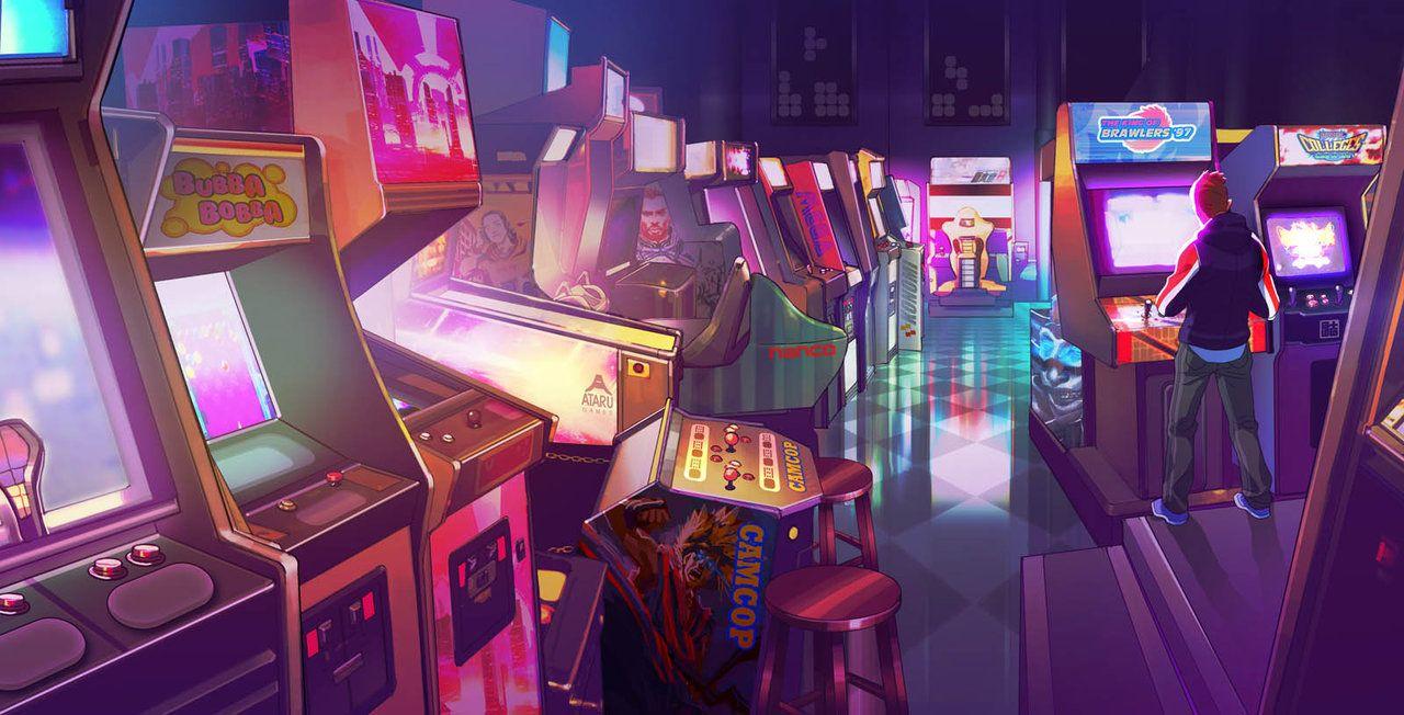 The Glory Days Arcade by axl99. Arcade, Aesthetic
