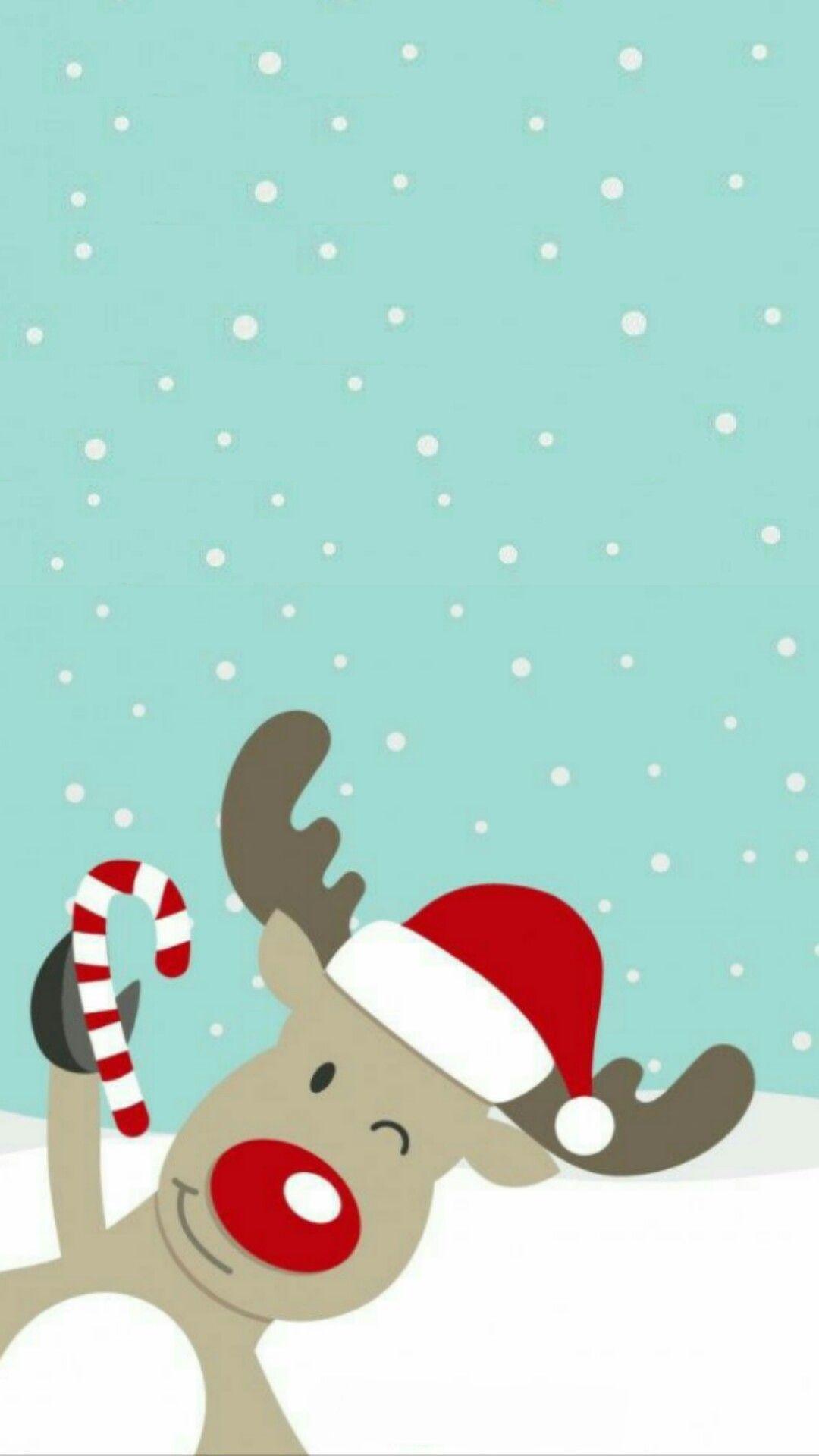 Christmas Reindeer Wallpaper Free Christmas Reindeer Background