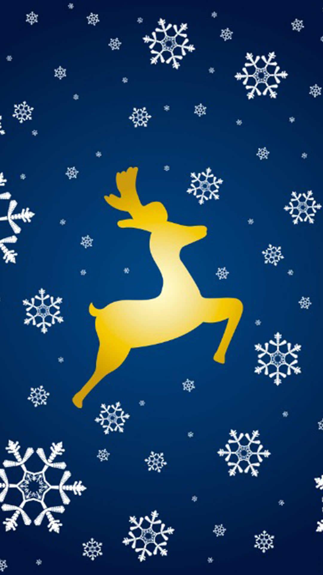 Christmas reindeer. wallpaper.sc iPhone8Plus