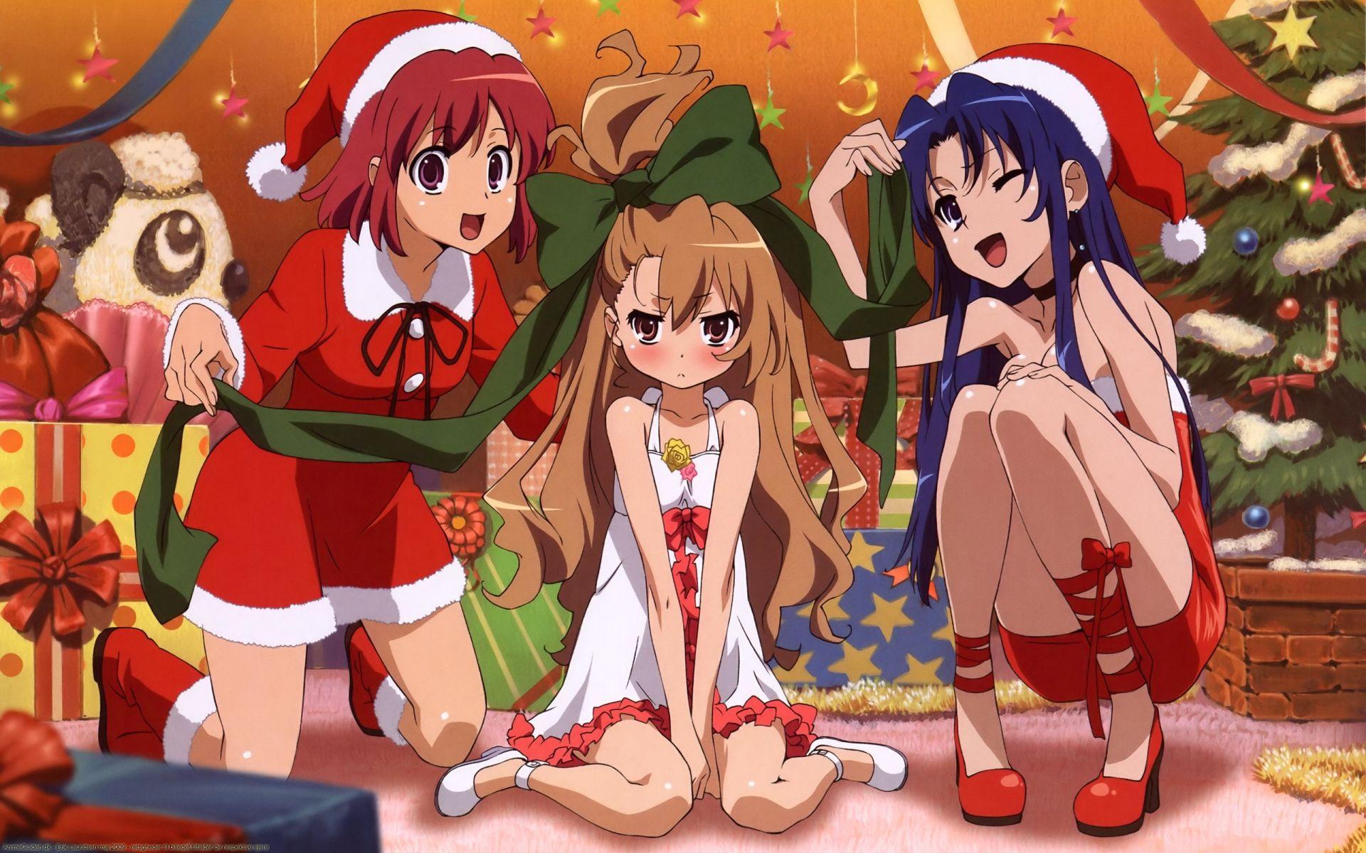 Merry Christmas!! Toradora. Anime, Kawaii anime, Anime family