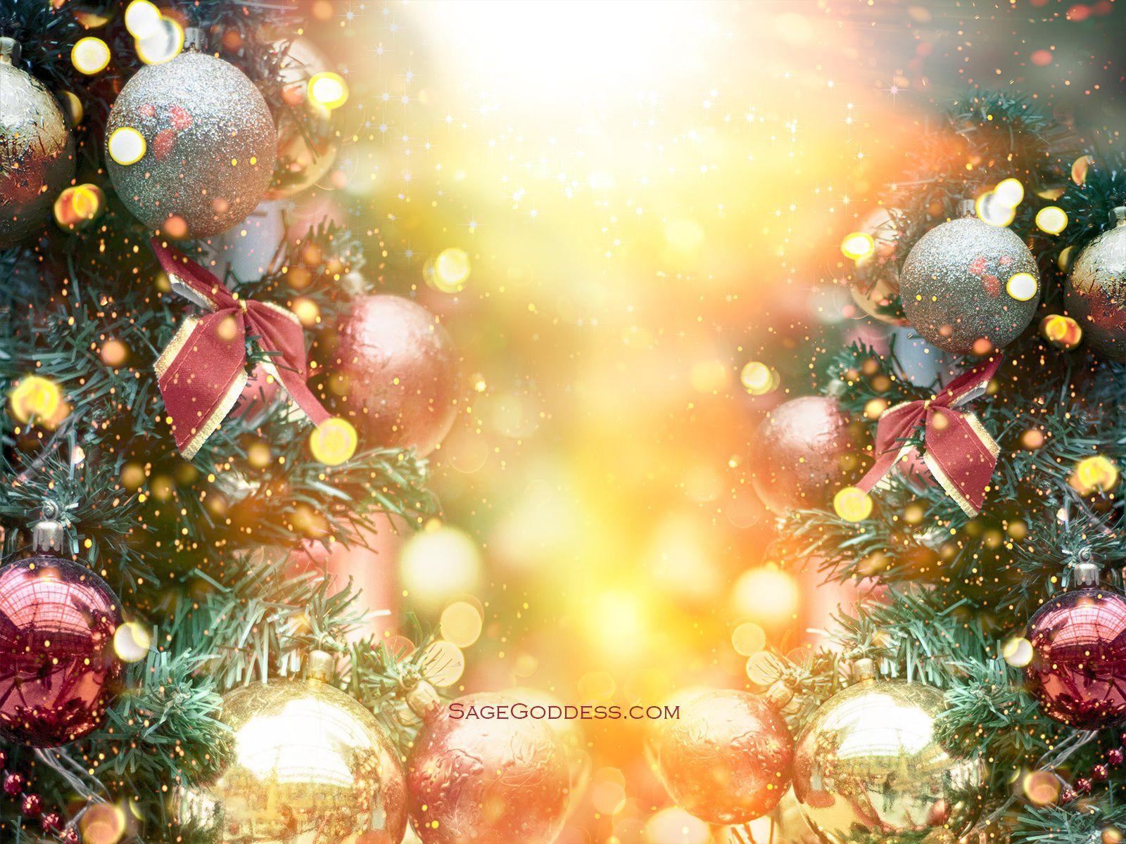 Free Custom Sage Goddess Downloadable Christmas Screensaver