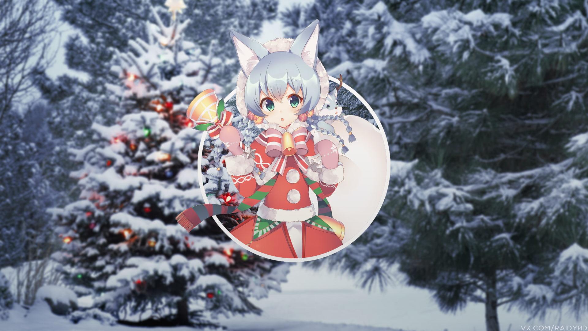 HD wallpaper: Anime, Christmas