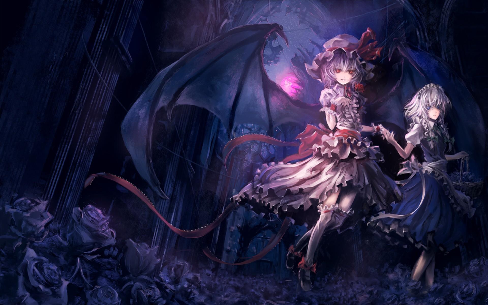 Remilia Scarlet and Sakuya Izayoi Project Wallpaper