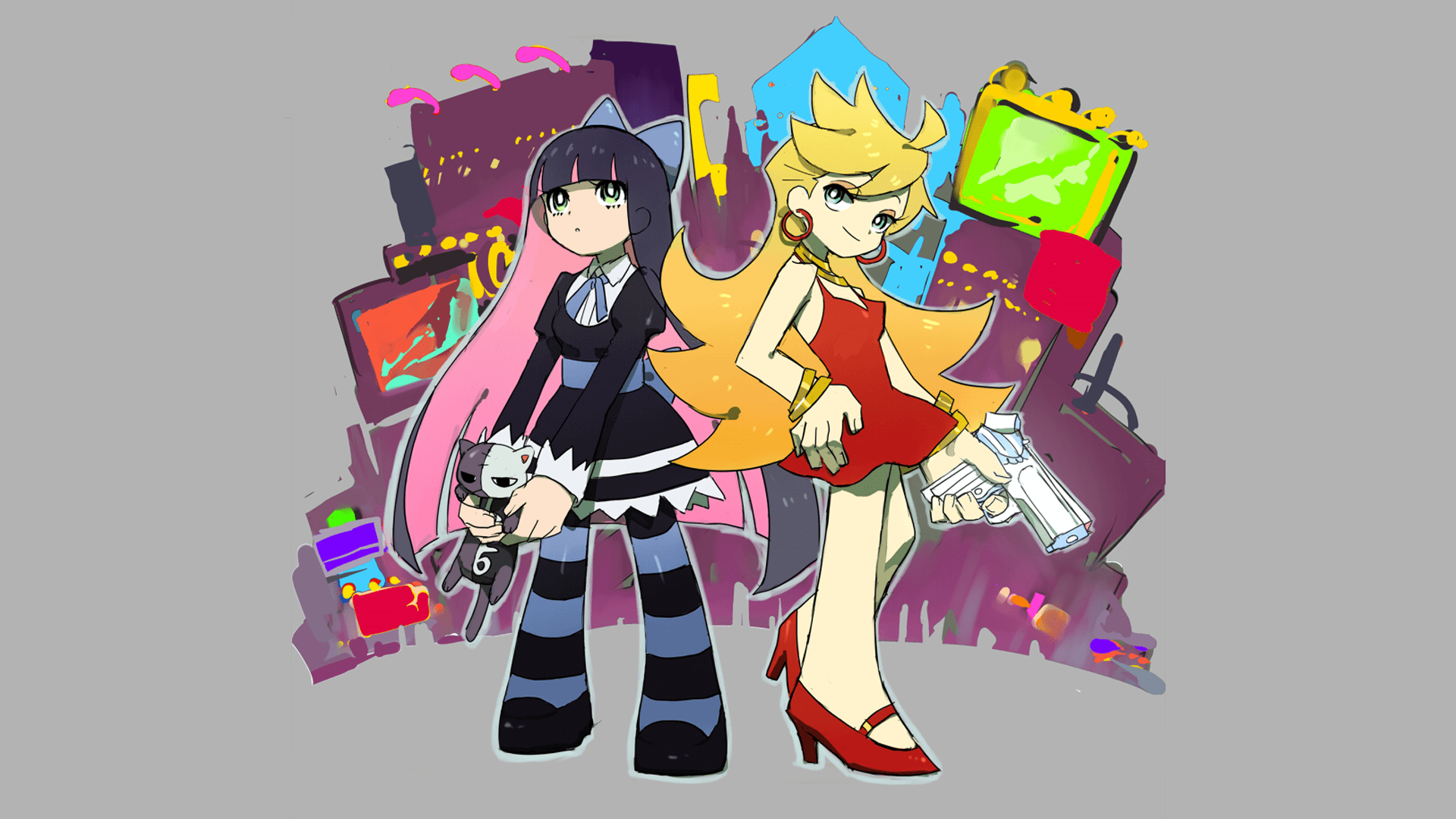 Panty & Stocking with Garterbelt HD Wallpaper. Background