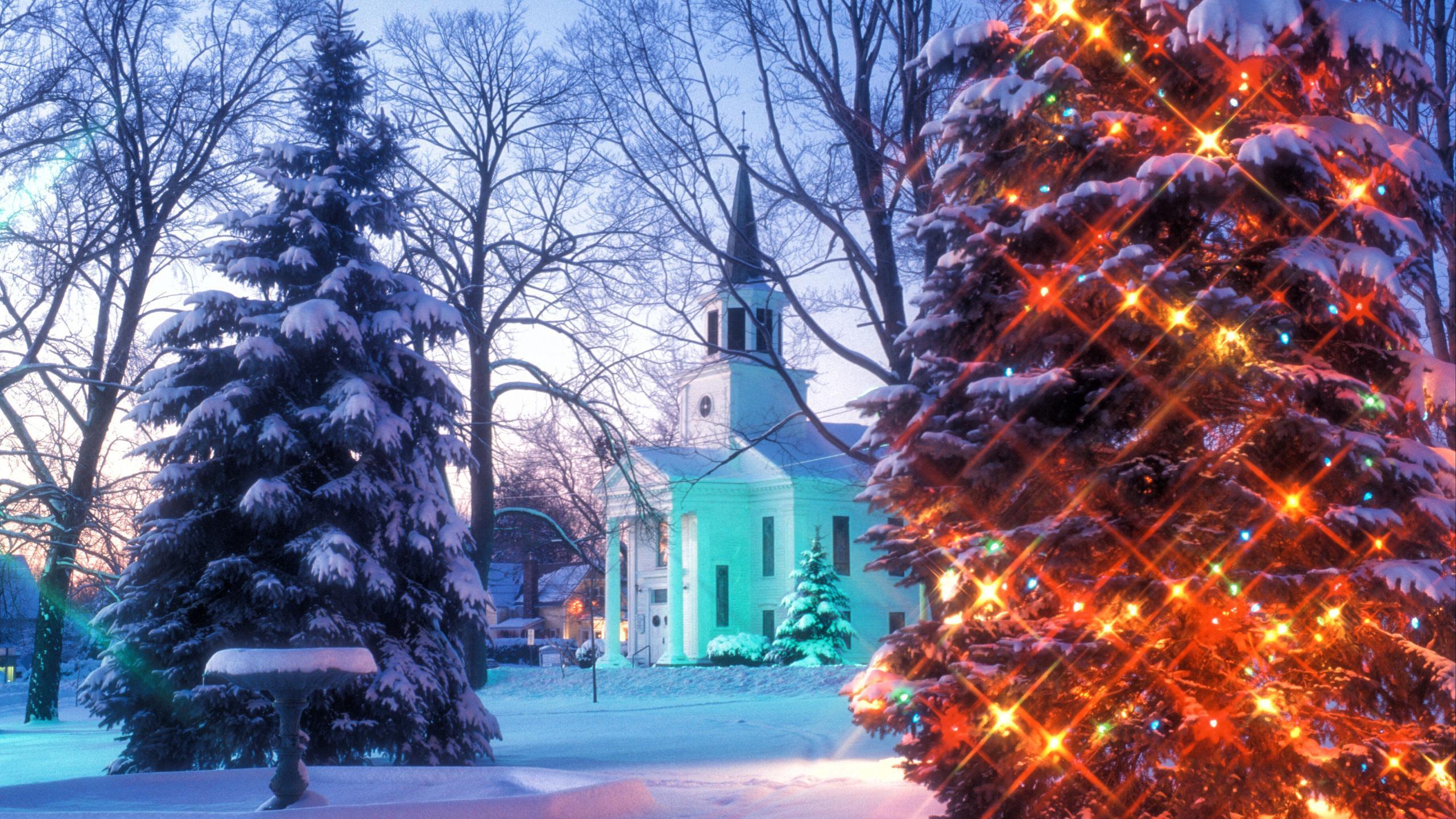 Christmas in Vermont HD Wallpaper. Background Image