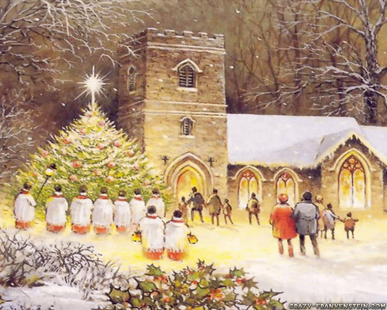 church christmas scenes