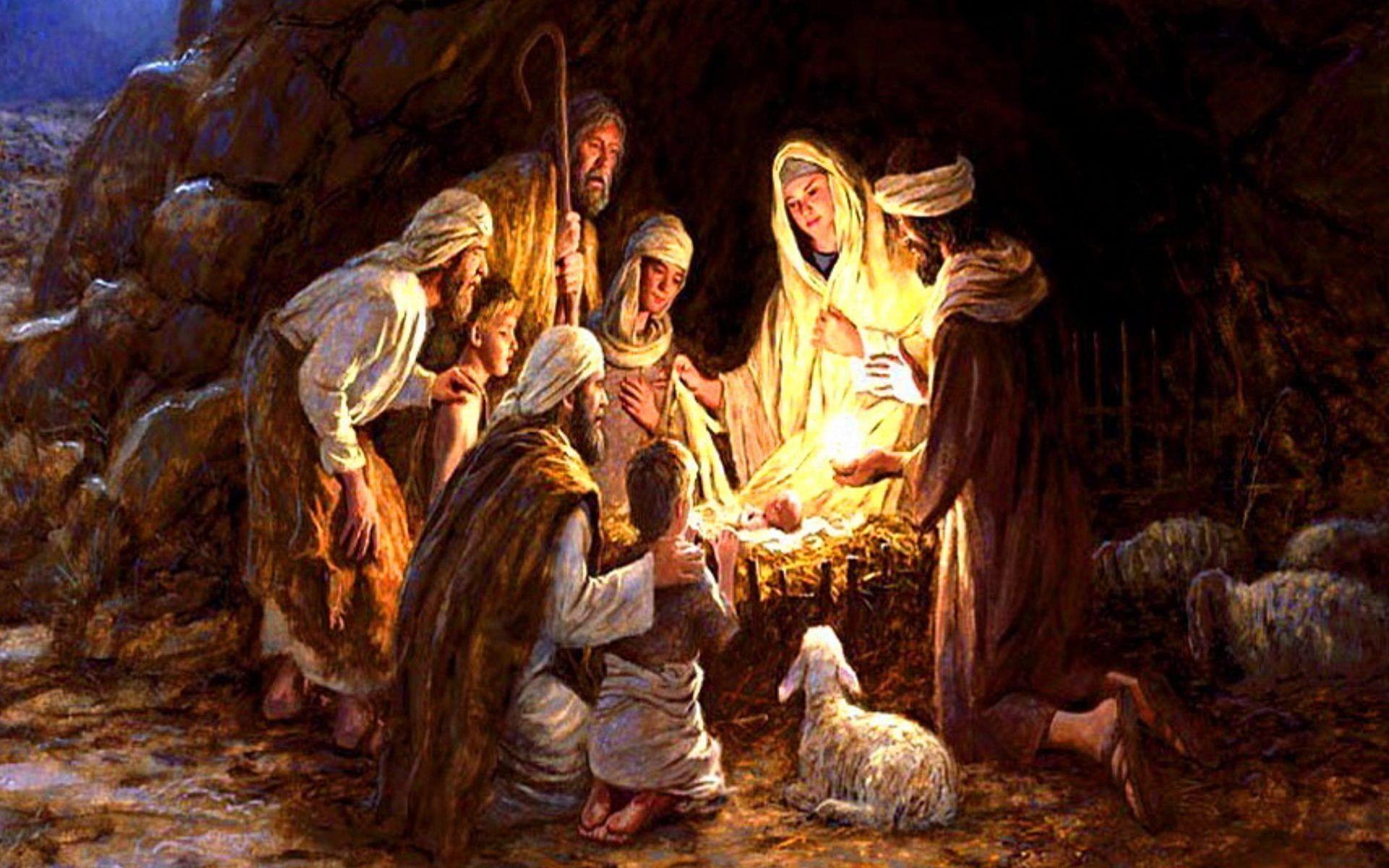 Christmas Nativity Scene Wallpaper Â Nacio En Belen