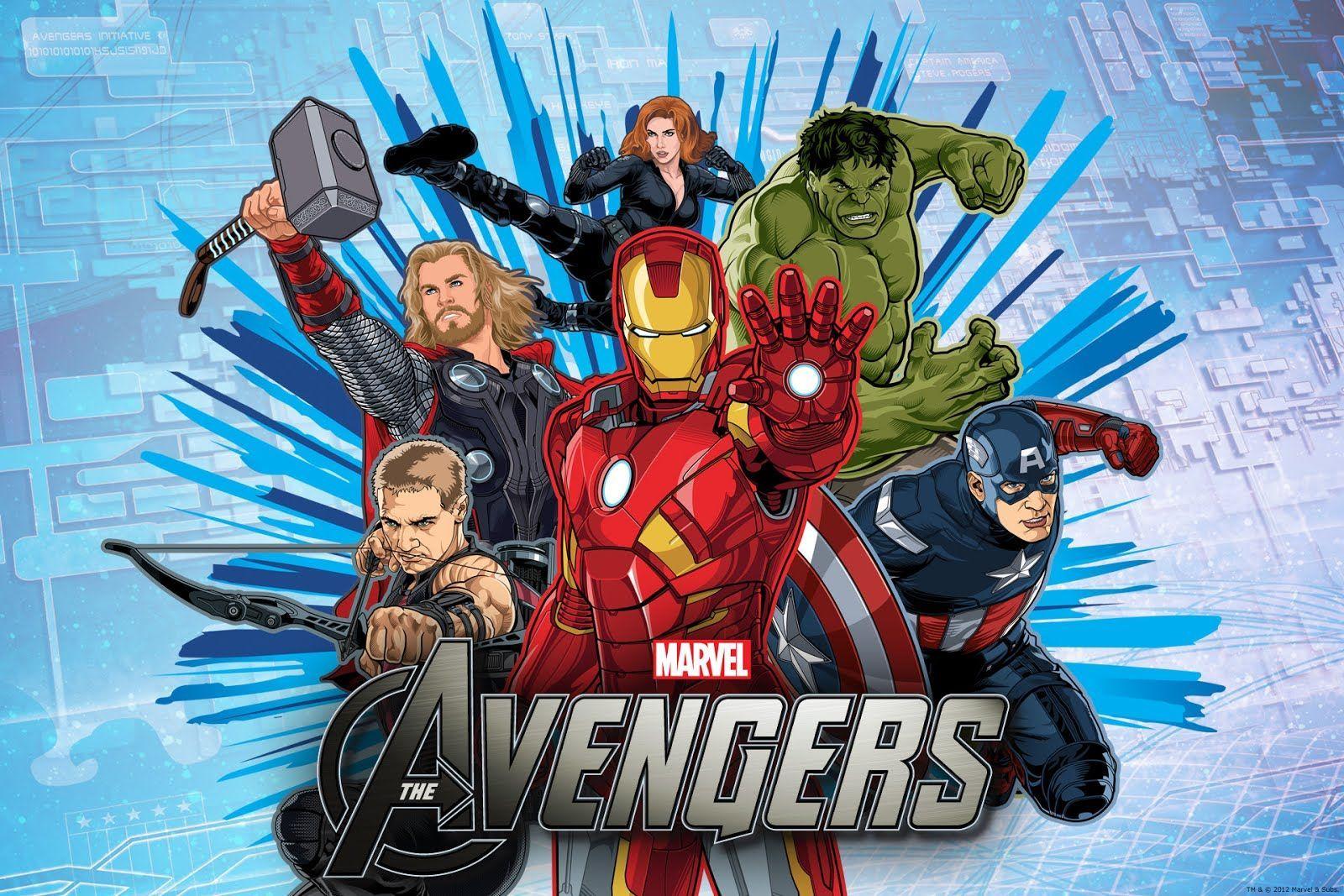 Avengers Cartoon Characters Wallpaper Free Avengers Cartoon Characters Background