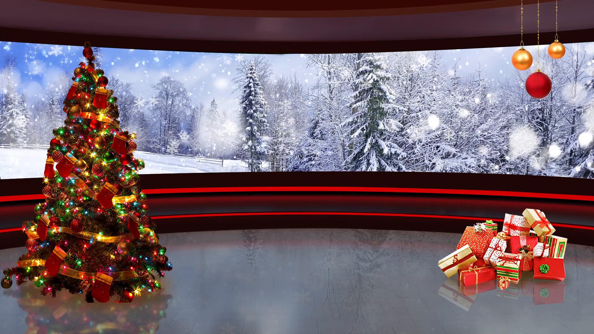 free xmas green screen background images
