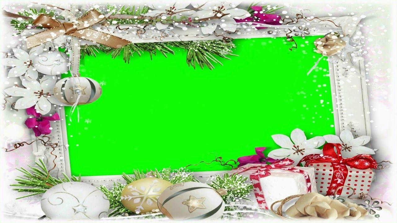Wedding Video Background Green Screen Christmas Frame