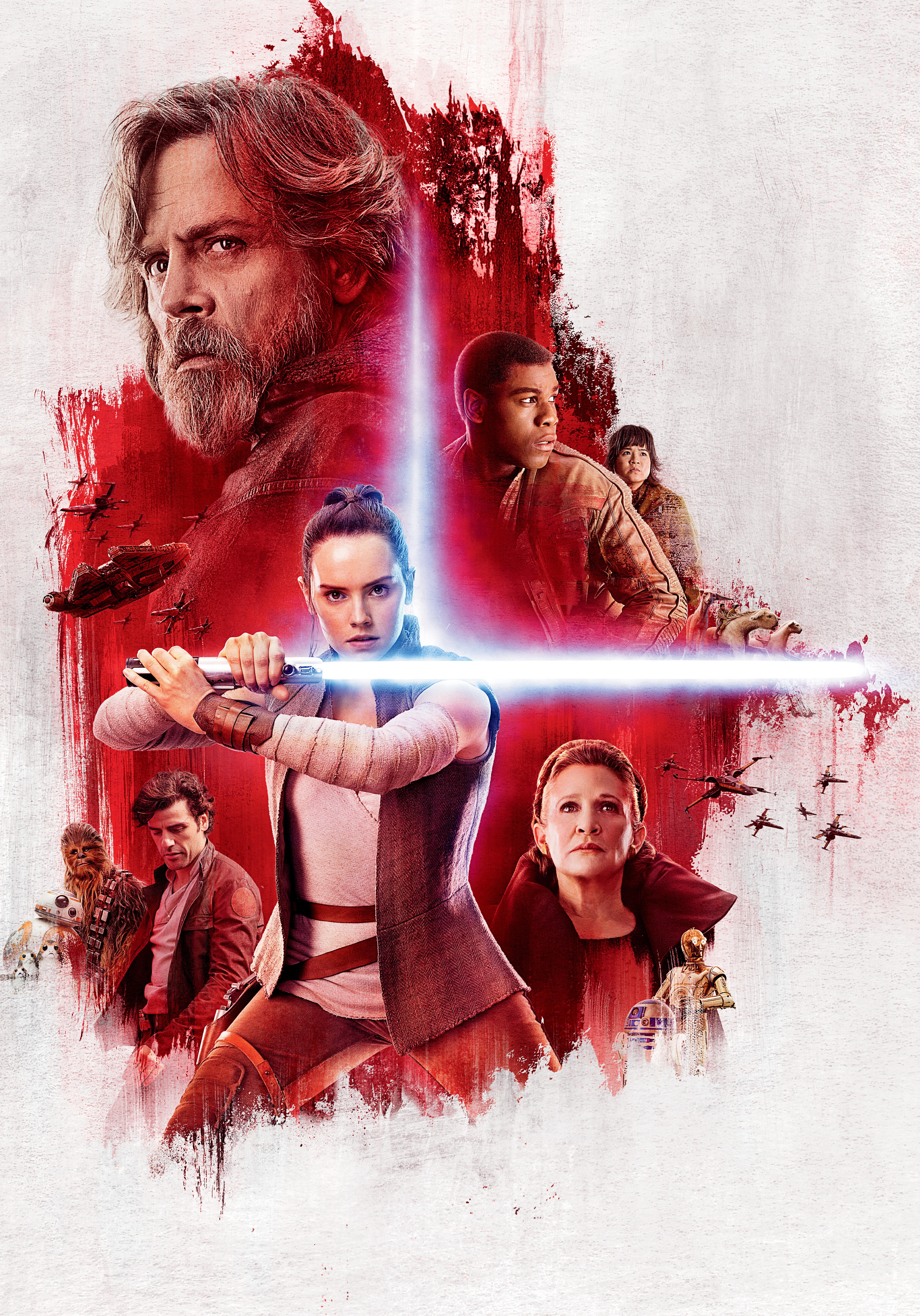 Desktop Wallpaper female Star Wars: The Last Jedi 6294x9000