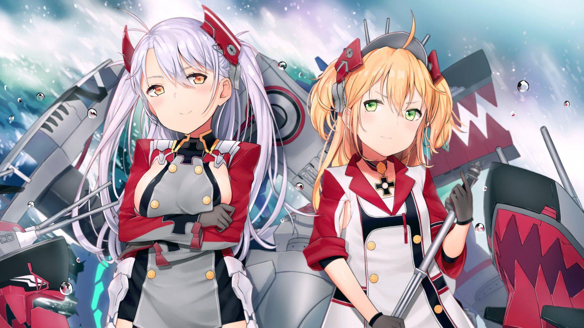 Anime Azur Lane Admiral Hipper (Azur Lane) Prinz Eugen (Azur Lane) Wallpaper. Anime, Bleach amv, Kantai collection