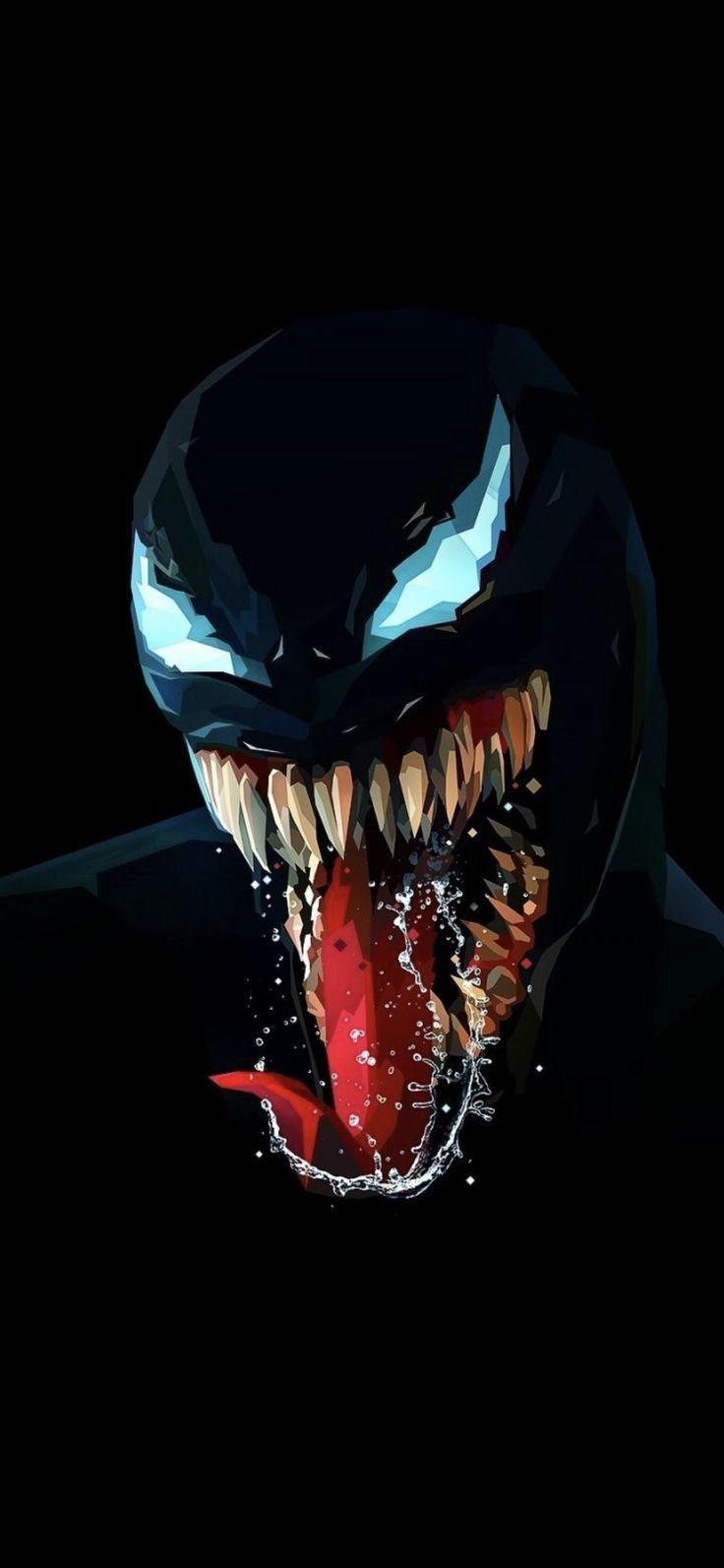 Venom Head. Marvel wallpaper, Avengers wallpaper, Marvel venom