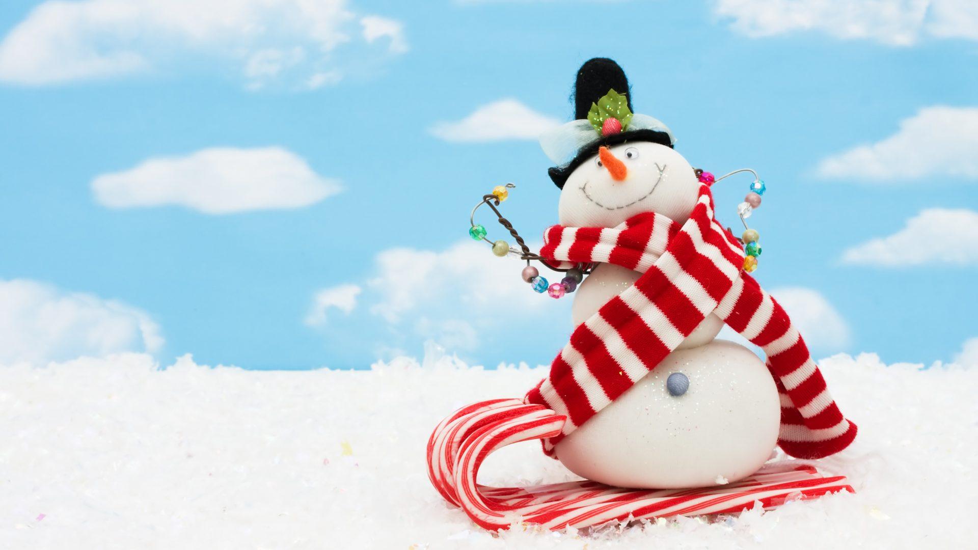 Download Winter Snowman Wallpaper, HD Background Download