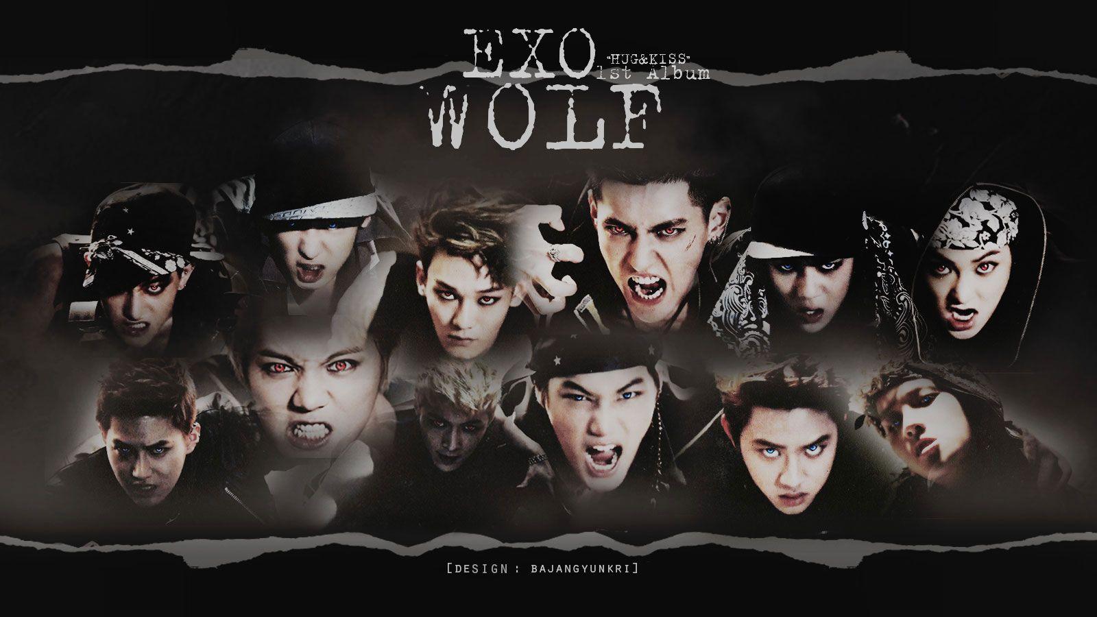 EXO Wolf. EXO HuG&KiSS Wallpaper. I want to have