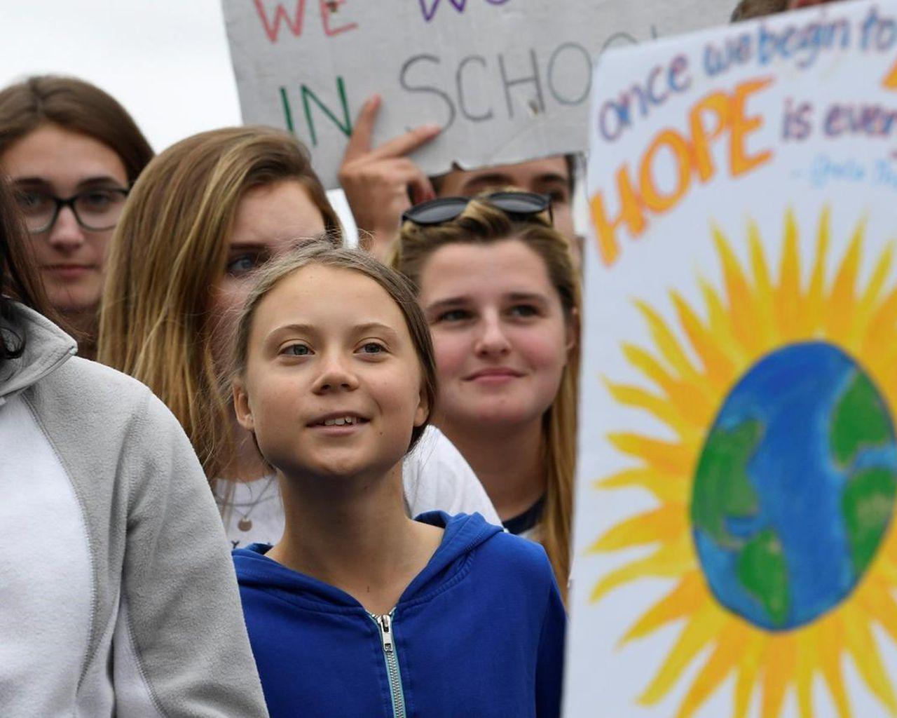 Greta Thunberg brings environmental campaign to Washington