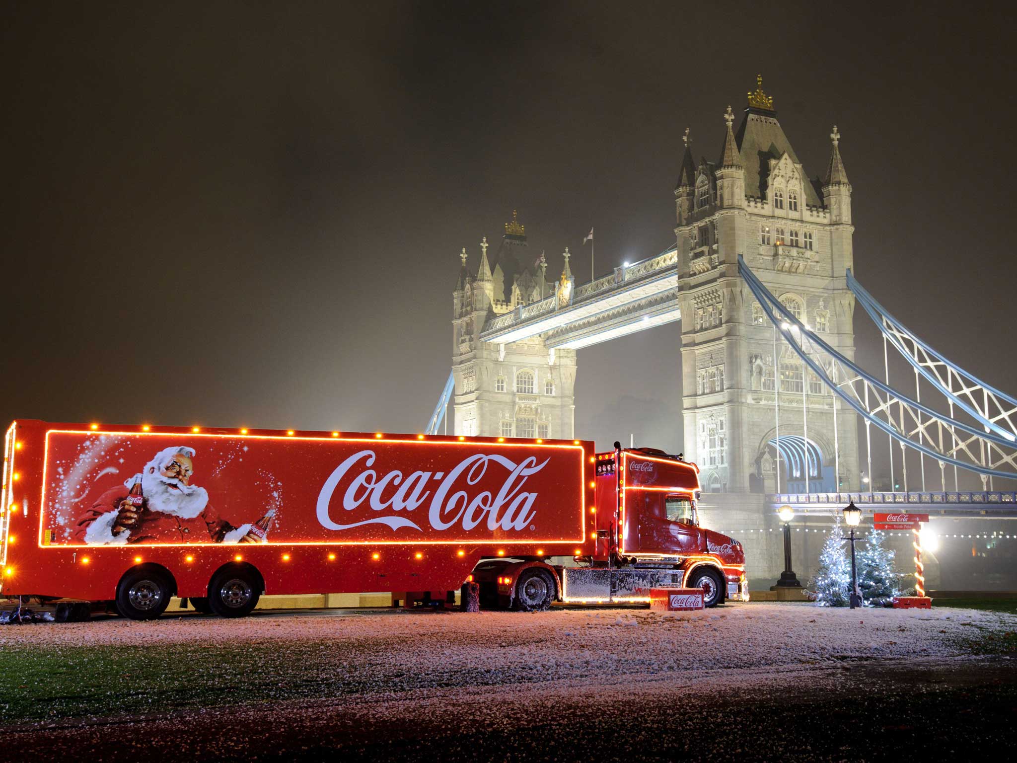 Coca Cola's Christmas Truck Is Visiting A City Near You