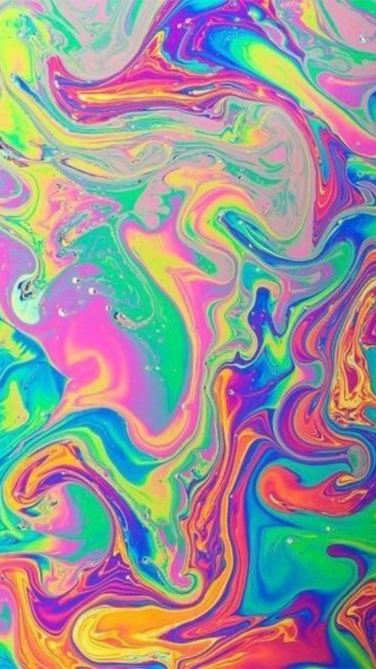 Tumblr Psychedelic Aesthetic Mobile Wallpaper Oil Spill