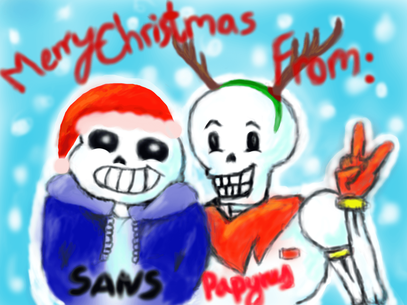 Undertale Christmas Card