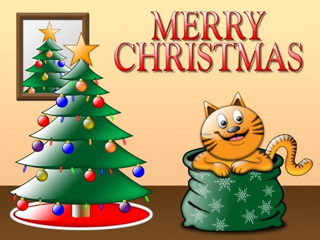 Merry Christmas Cats Christmas Wallpaper. Merry christmas cat, Christmas cats, Christmas cartoons
