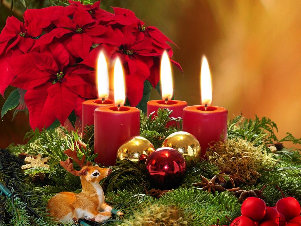 Free download christmas candle wallpaper christmas ecards