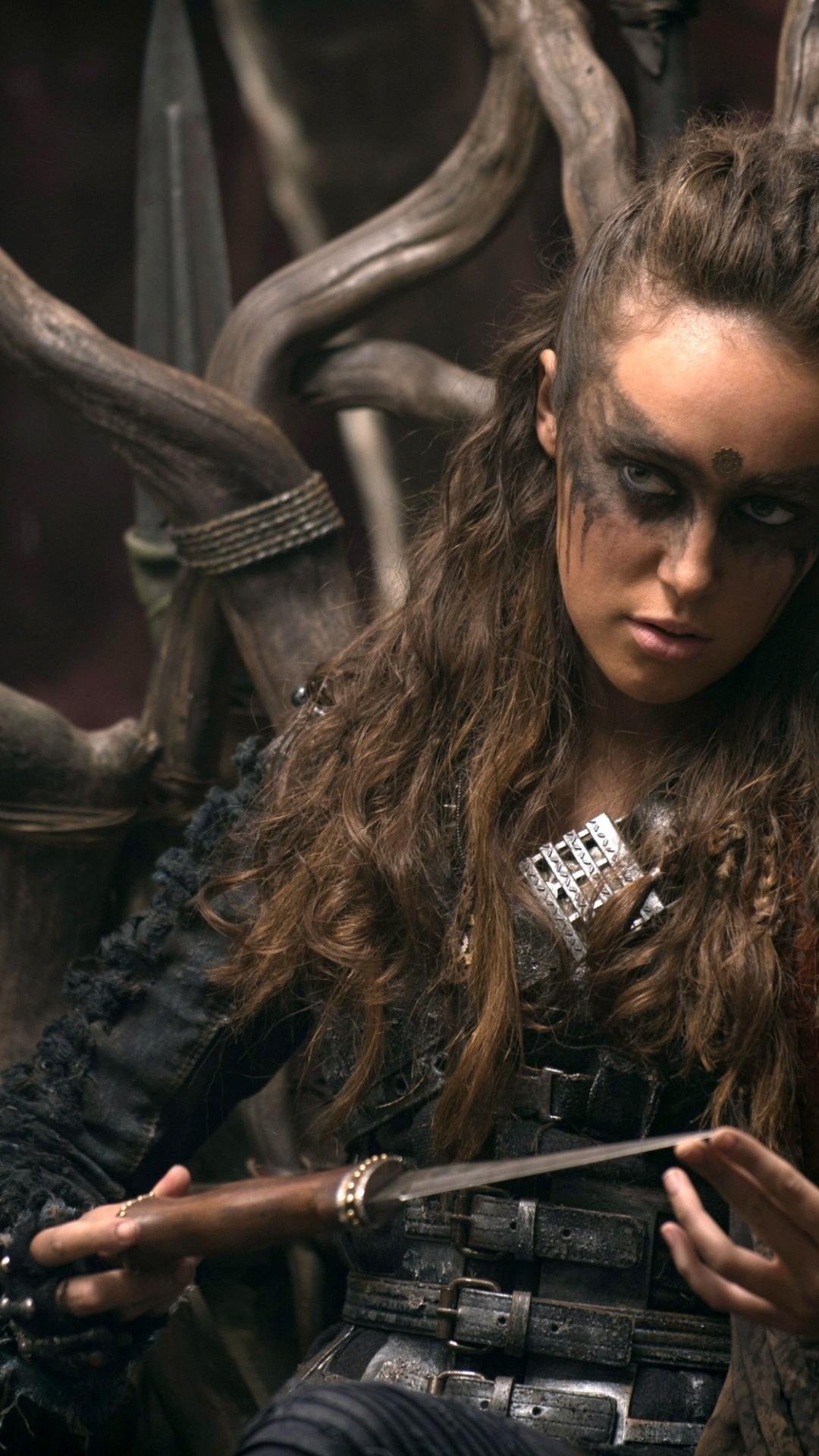 Download 1080x1920 The 100, Alycia Debnam Carey, Throne, Tv