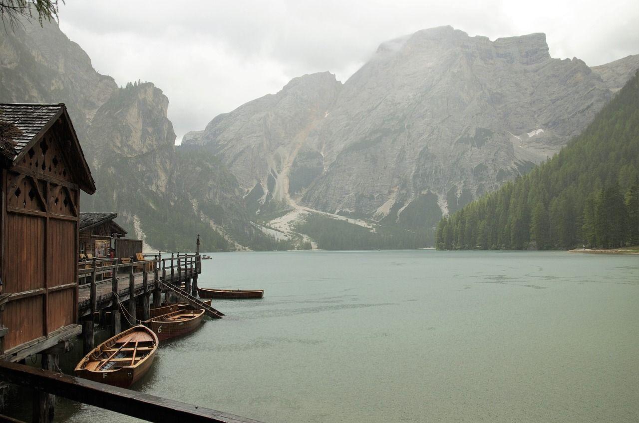 Italy, Lake, Mountains, Lago Di Bianco, Italy #italy, #lake