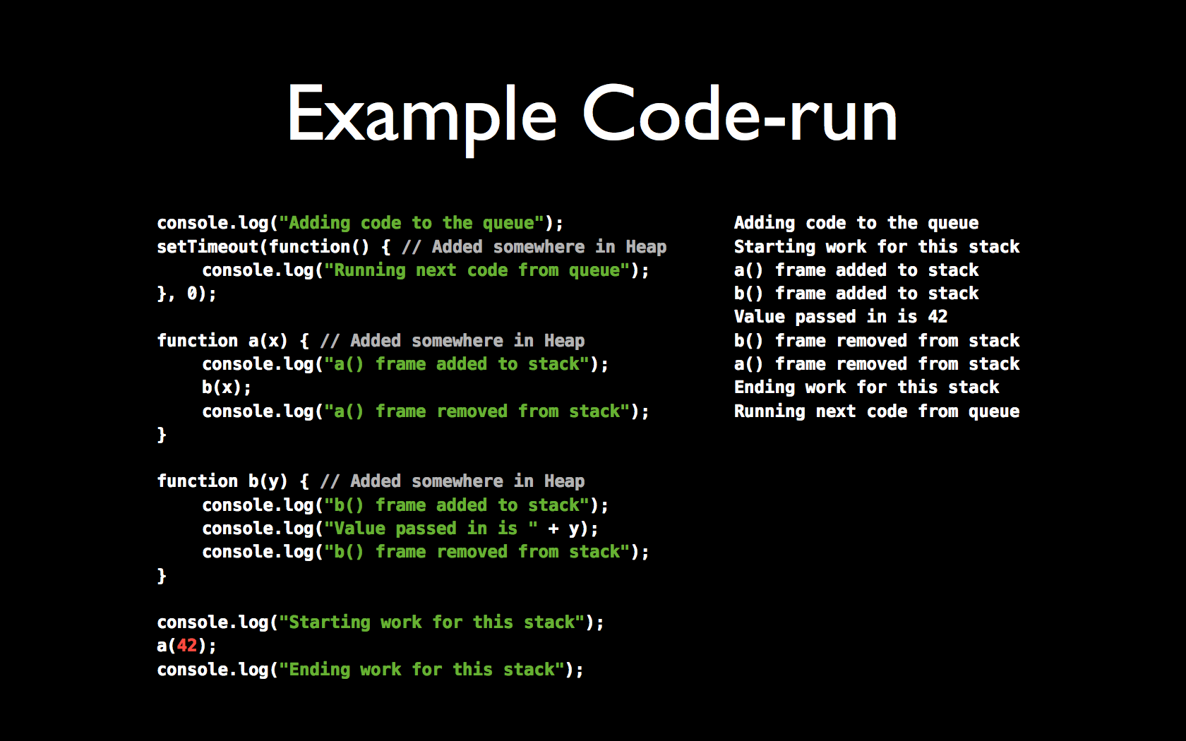The JavaScript Event Loop [Presentation] Hunter II