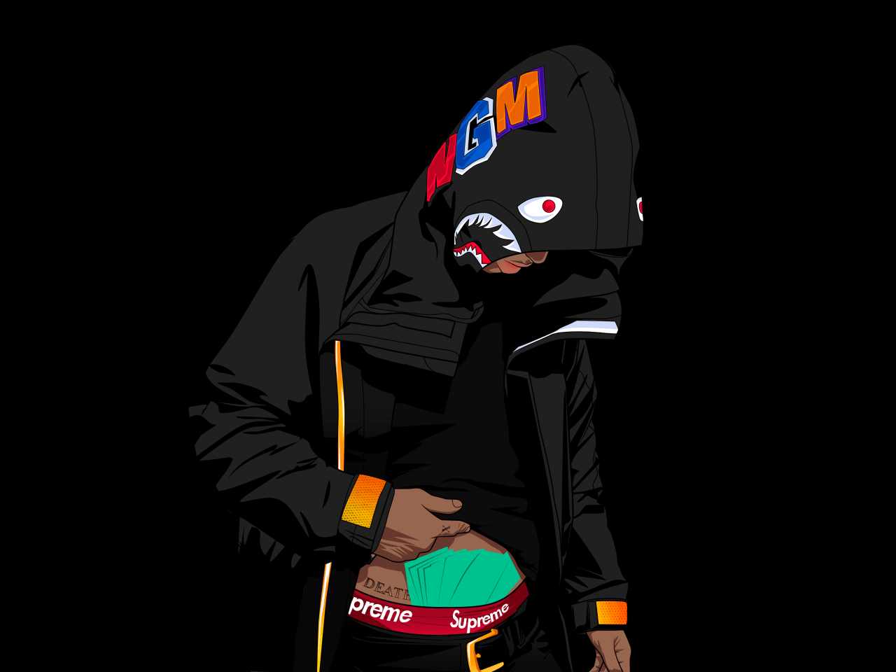 BAPE Mask Wallpaper Free BAPE Mask Background