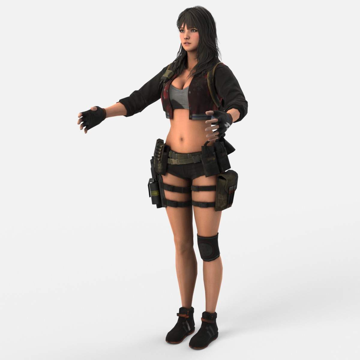 Miya from Sudden Attack 2 Free 3D Model