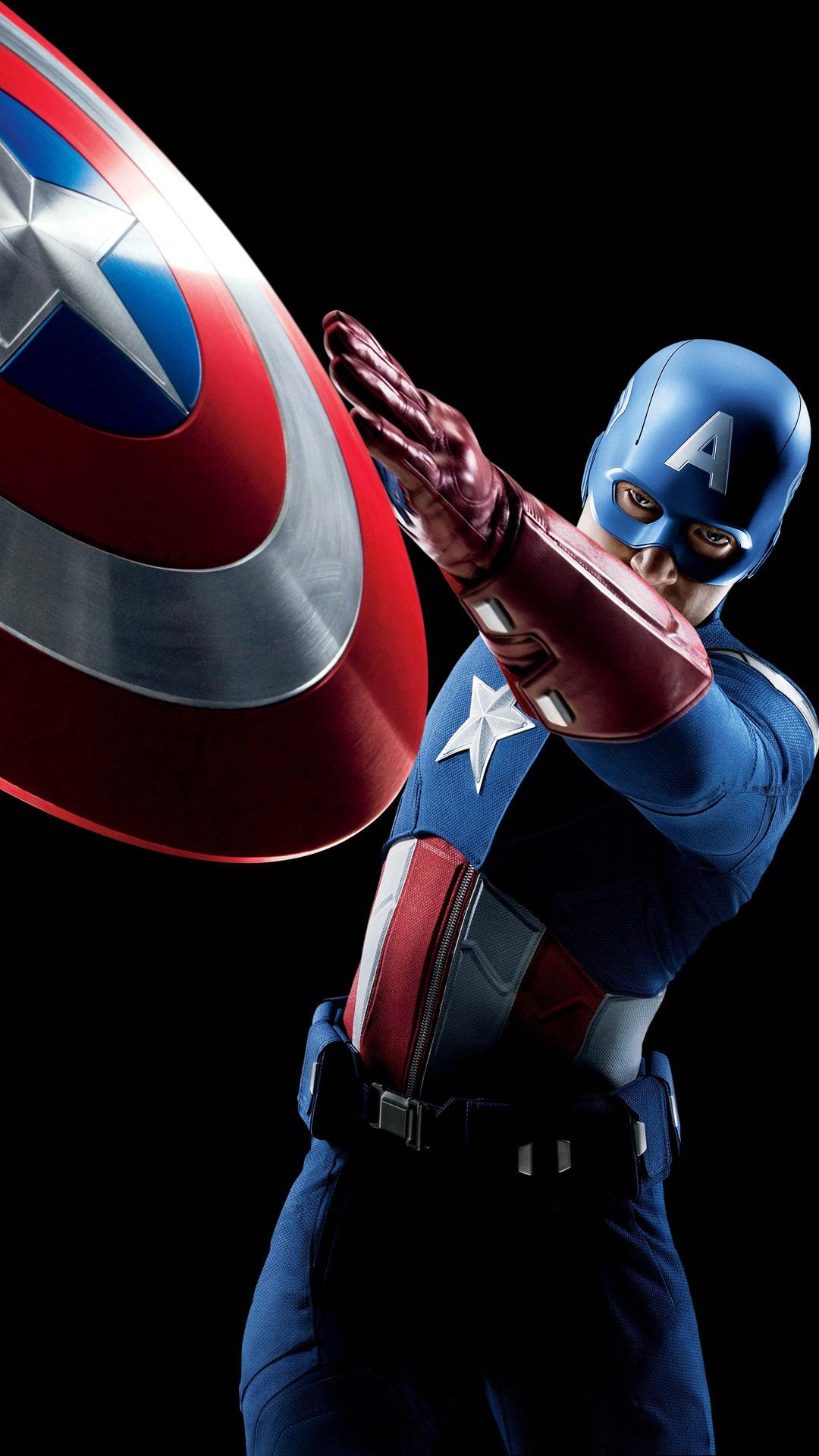 Captain America iPhone Photo