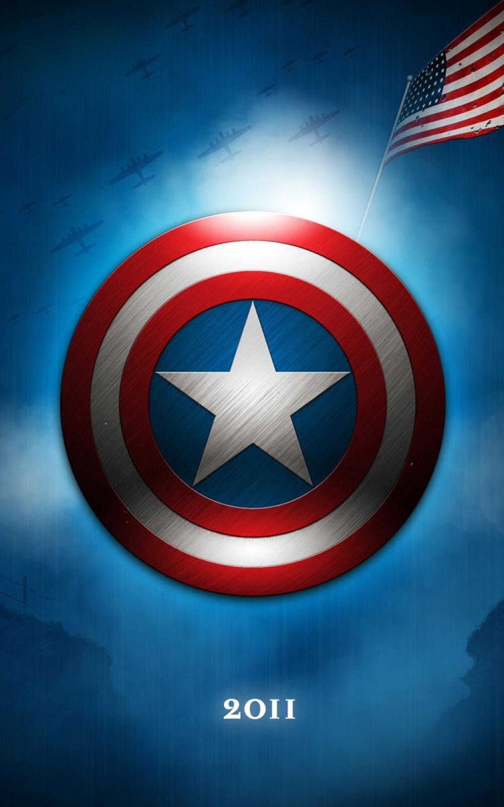 Back To 95 Captain America iPhone Wallpaper Wallpaper