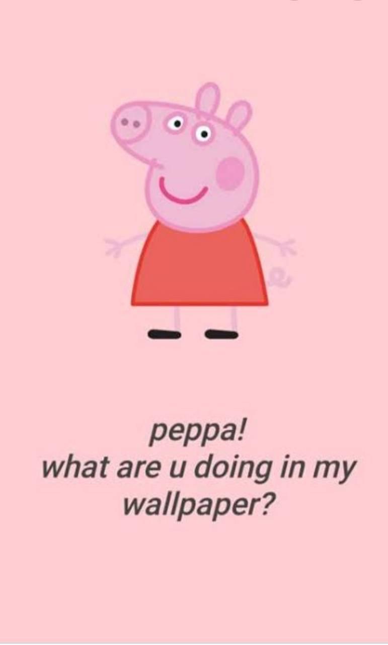 Peppa Pig Wallpaper What Are You Doing .123artwallpaper.blogspot.com