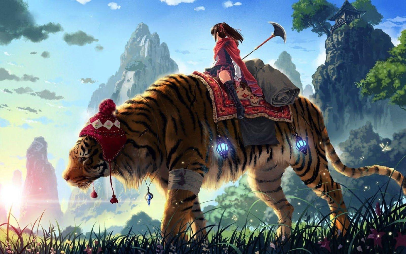 Magic World. TIGRES. HD anime wallpaper, Tiger wallpaper