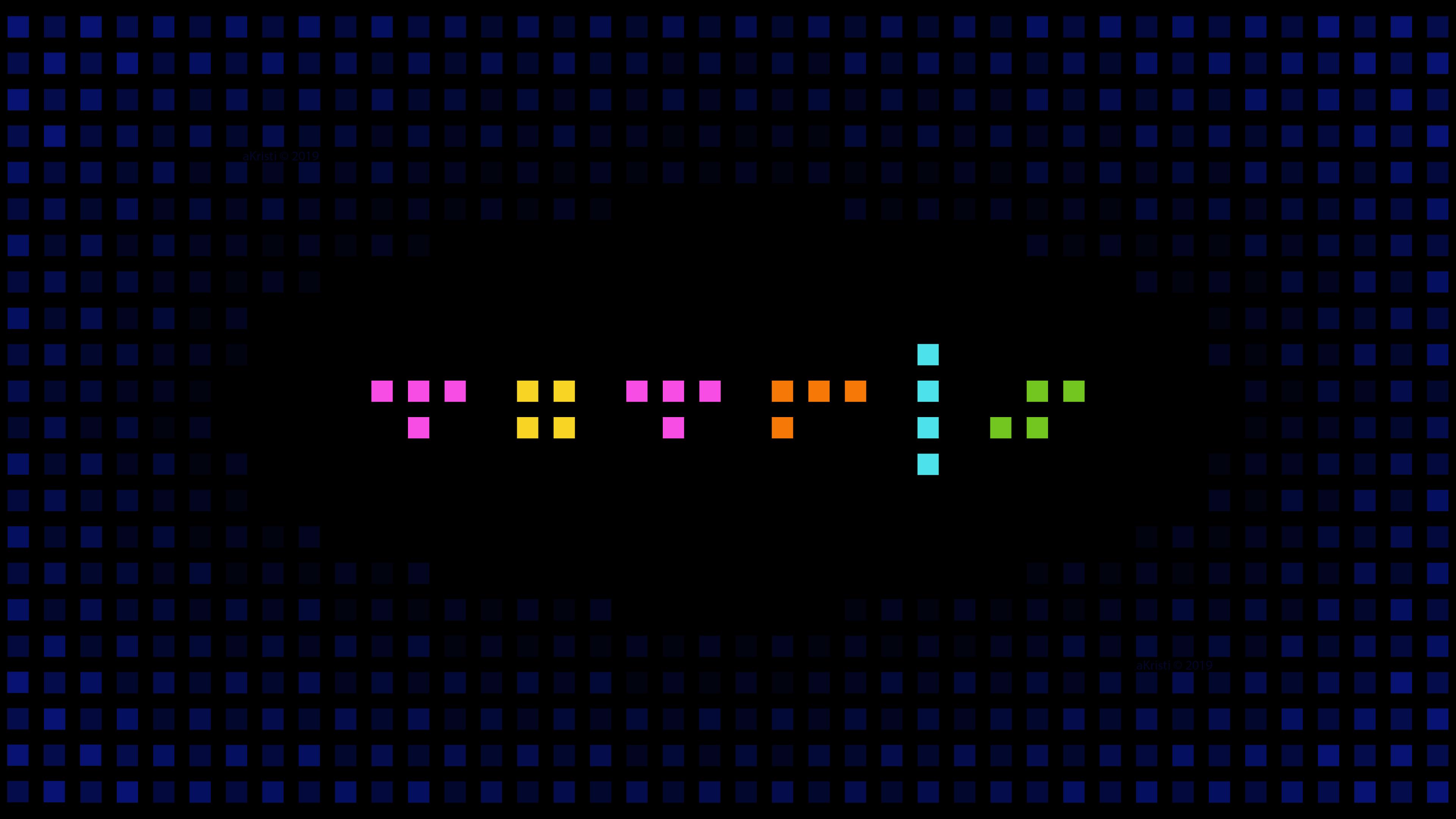 Minimalist Tetris Desktop Wallpaper (4k)