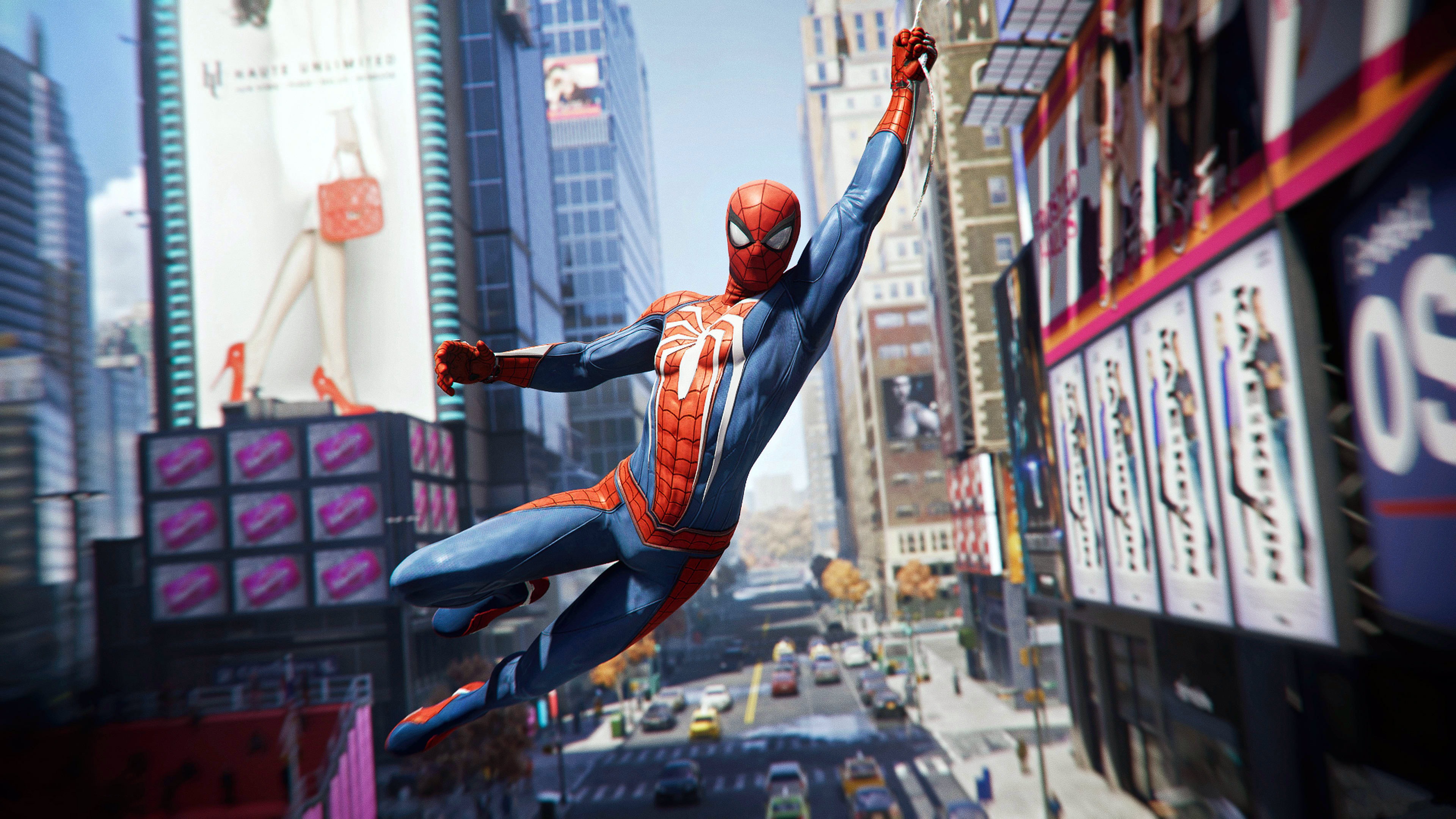 Spiderman 2018 ps4 Game HD Poster Wallpaper for Desktop