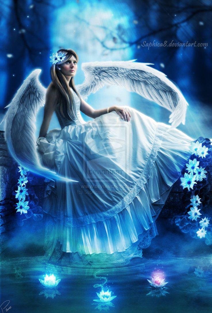 Beautiful Angel Art. An Angels Dream by Saphica8 in 2019