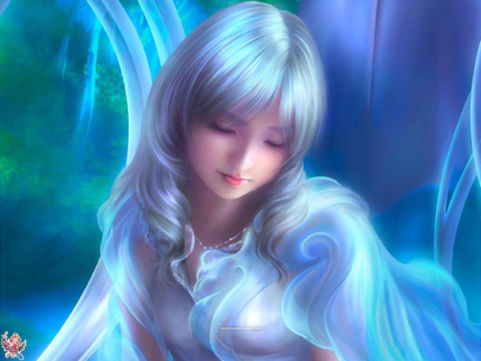 3D Angels Wallpaper All HD Blue Dream