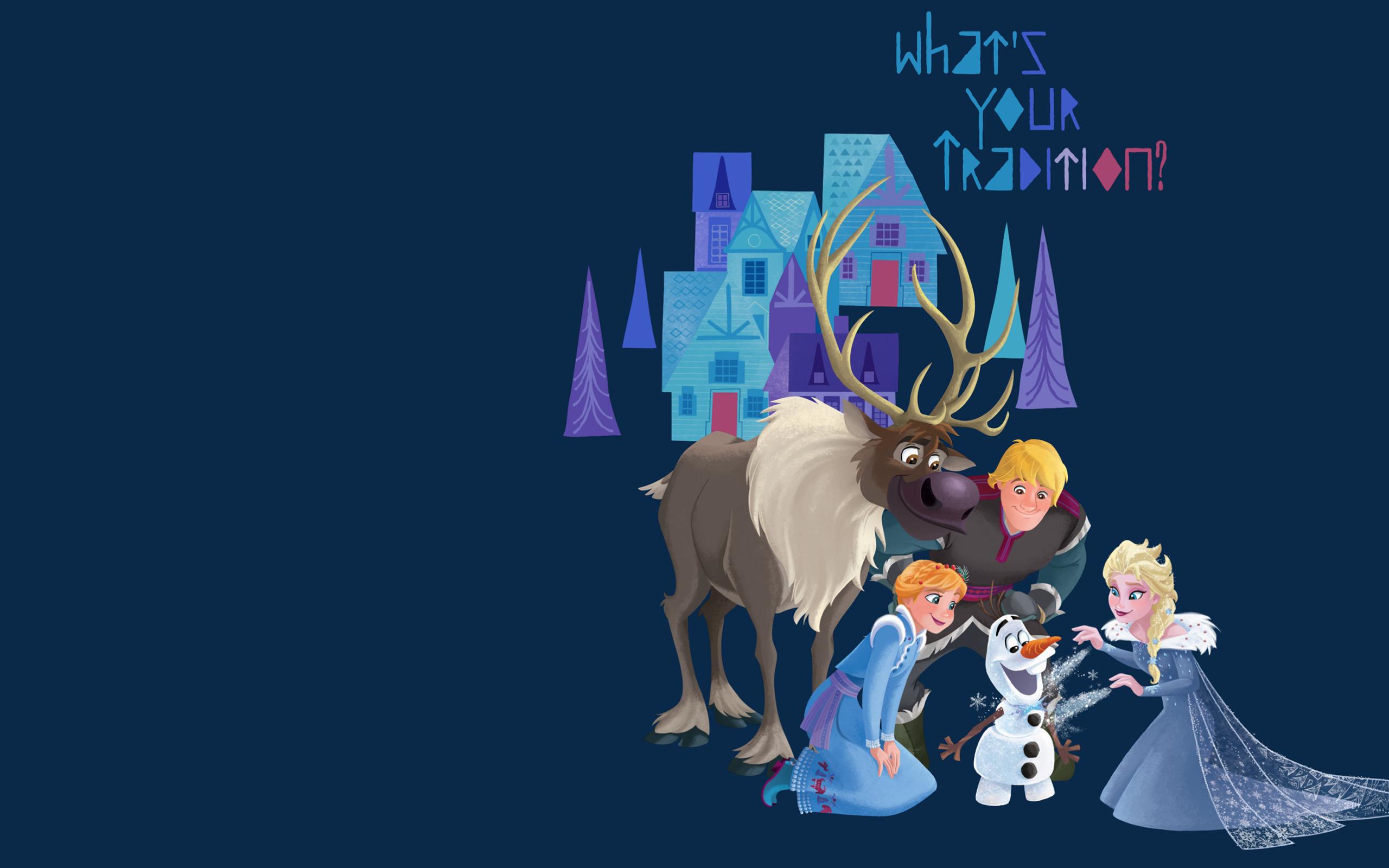 Olaf's Frozen Adventure Wallpaper and Kristoff